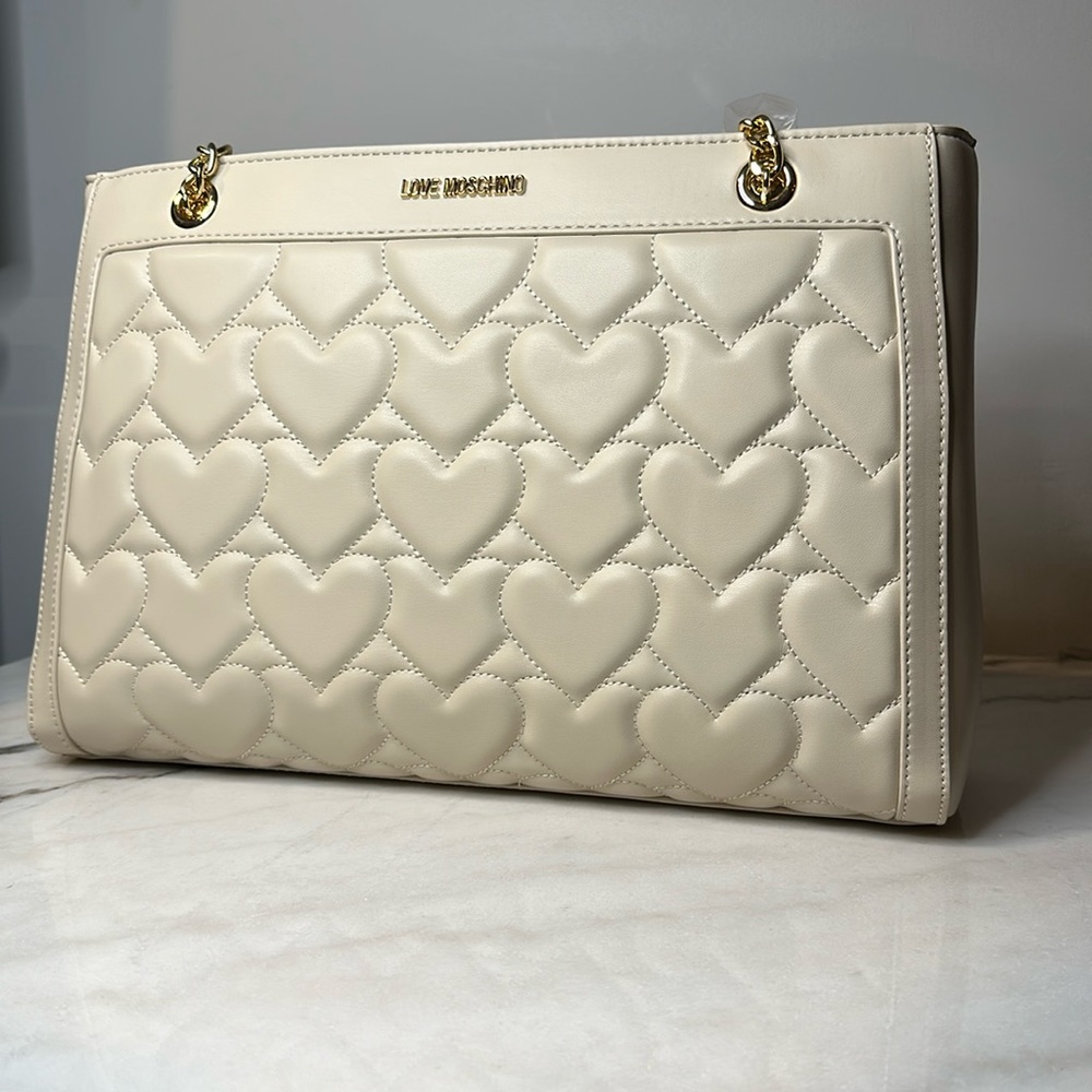 Love Moschino Beige Shoulder Bag - Picture 2 of 10
